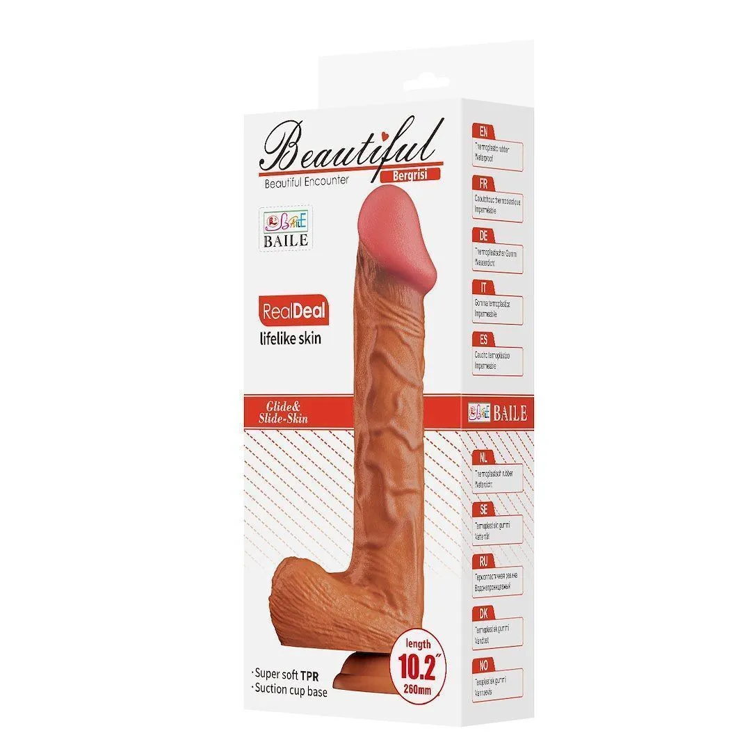 BAILE BergriIsi - Dildo, Brązowy, 26 cm
