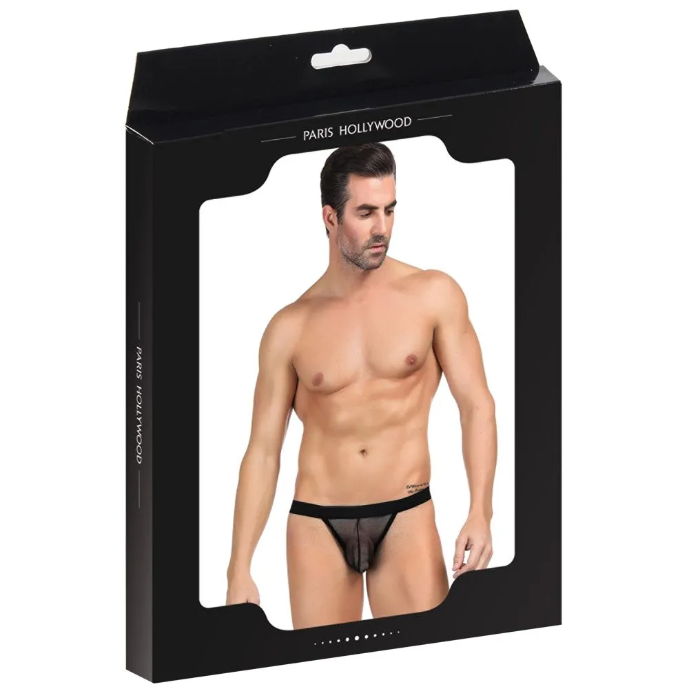 Мужские стринги Paris Hollywood MP027, S/M/L (черный)