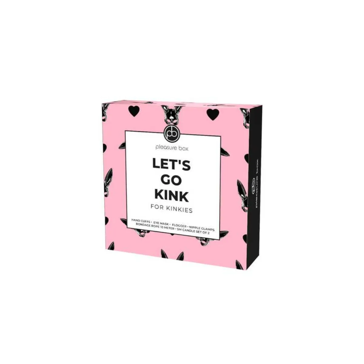 BDSM набор Dream Toys Pleasure Box Lets Go Kink, 7 шт (черный)