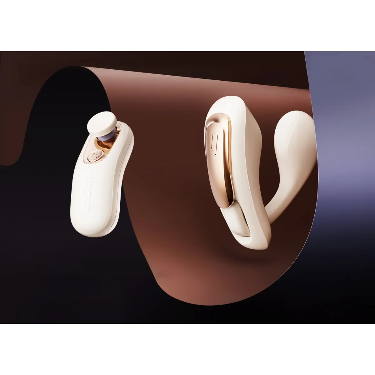 Qingnan No.6 Wireless Control Wearable Vibrator - Wibrator, Biały, 8 cm