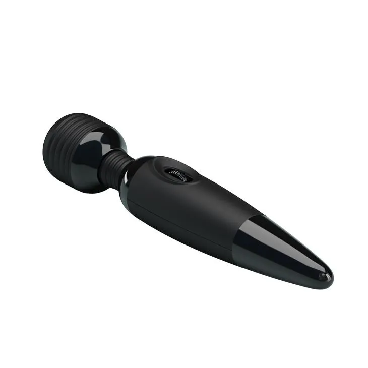 BAILE Power Wand - Wibrator, Czarny, 25 cm