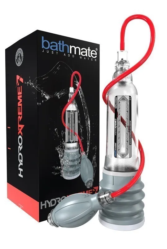 Bathmate HydroXtreme 7 - Pompka, Przezroczysty, 29 cm