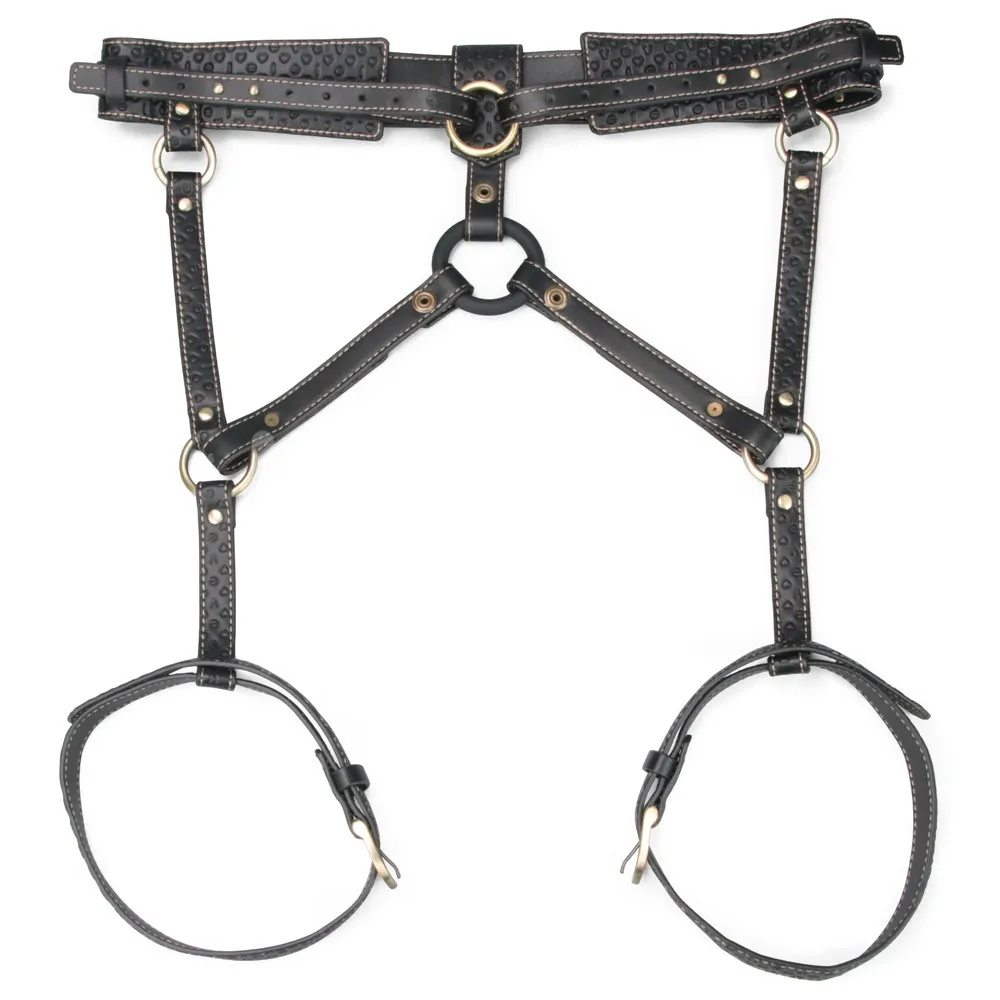 Портупея Rebellion Reign Full Body Harness регульована (чорний)