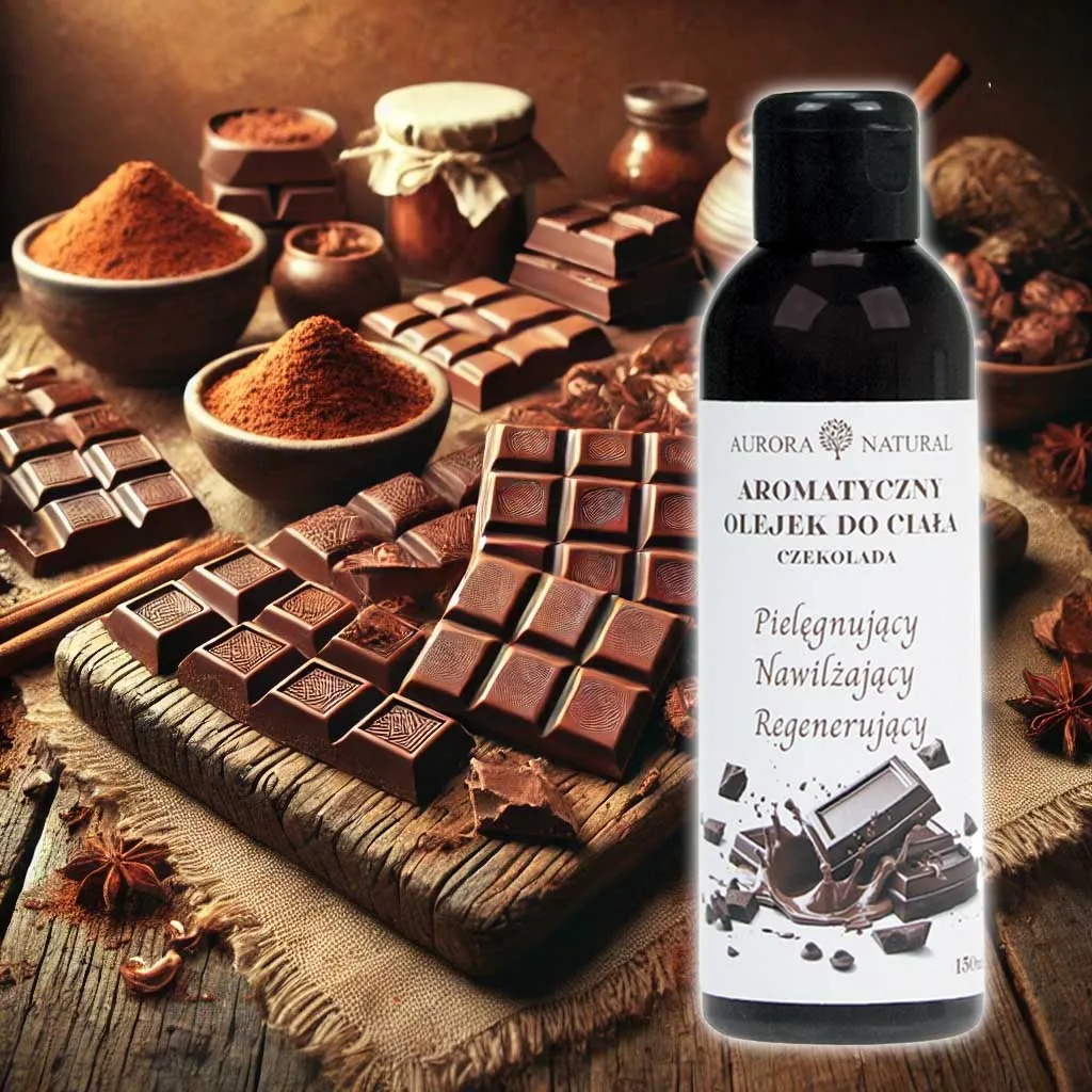 Aurora Aurora Naturals - Olejek do masażu, Czekolada, 150 ml
