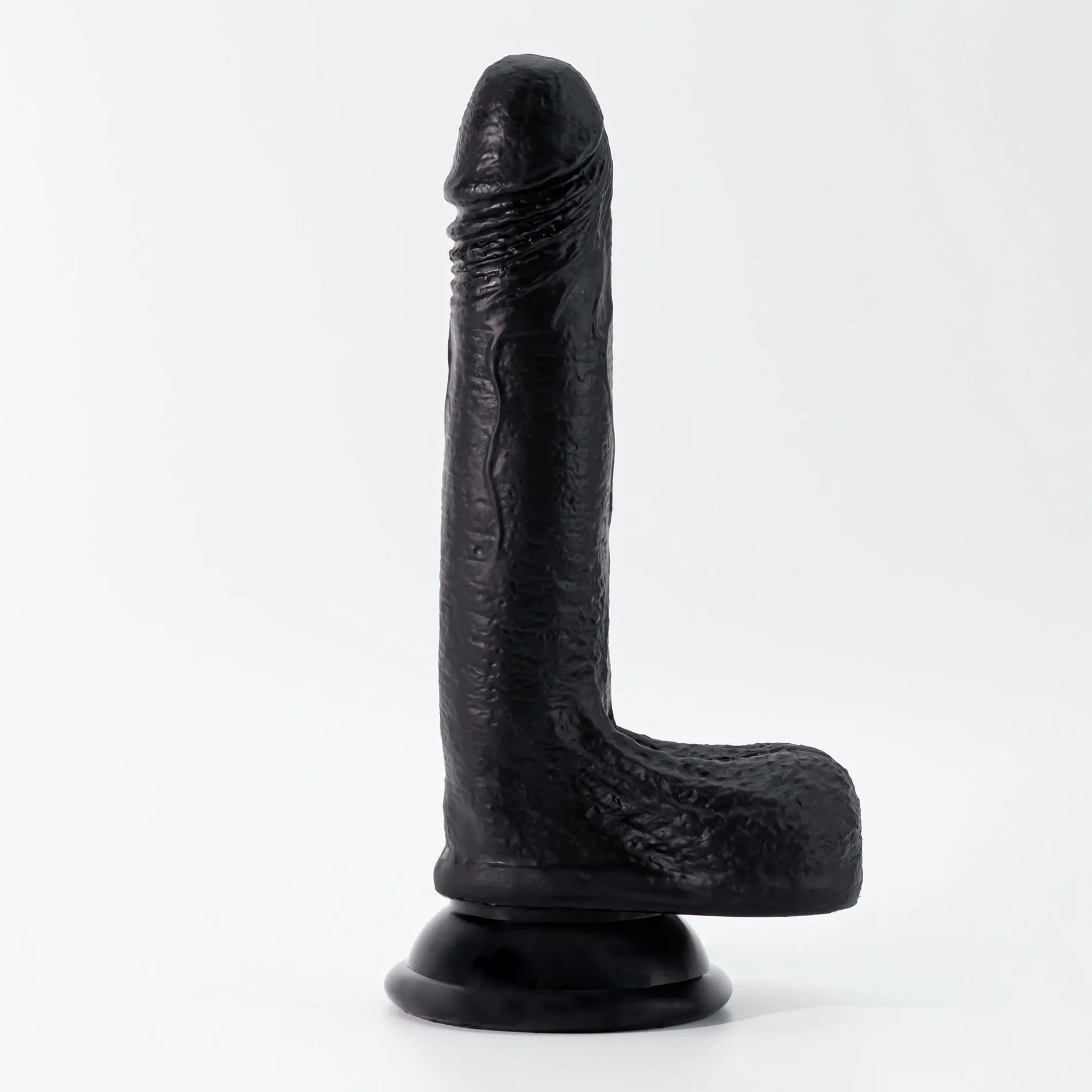 Crushious Inviktus - Dildo, Czarny, 19 cm