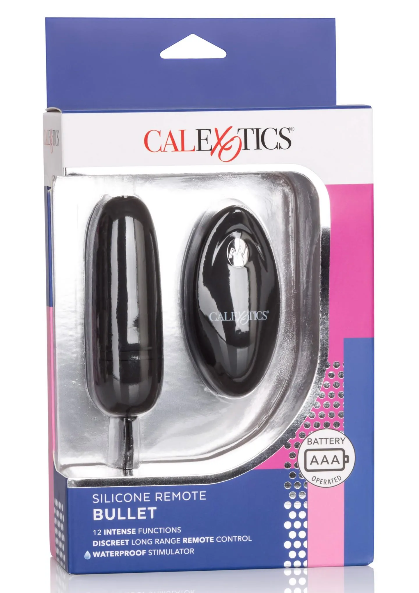 CalExotics Remote Bullet - Wibrujące jajko, Czarny, 9 cm