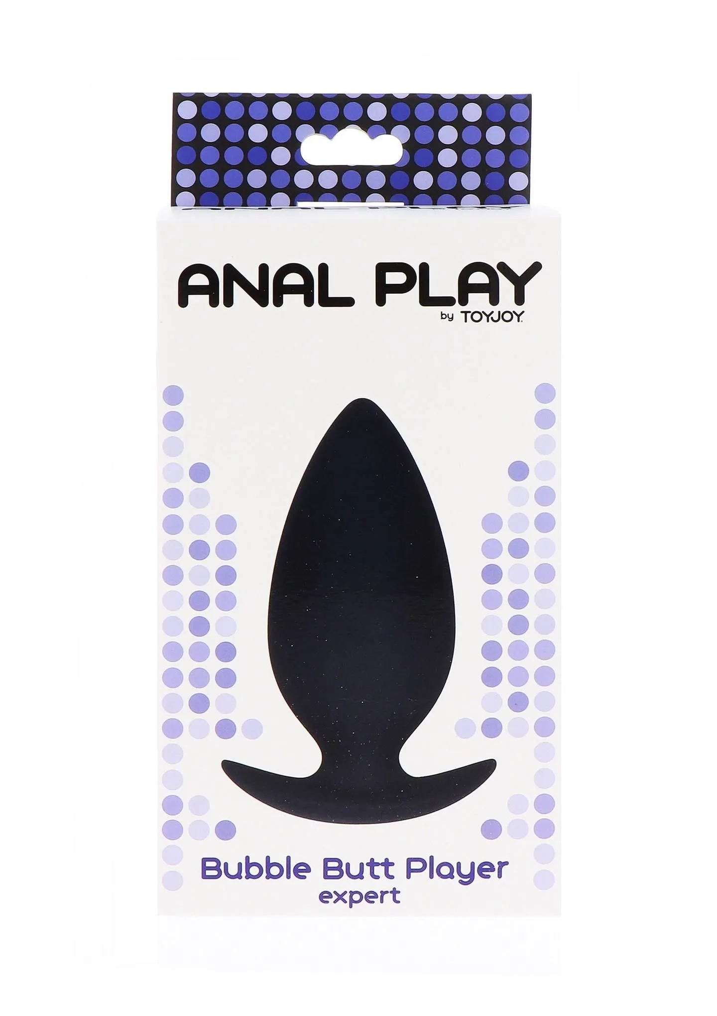 Силіконова анальна пробка Toy Joy Bubble Butt Player, 10,5 см (чорний)