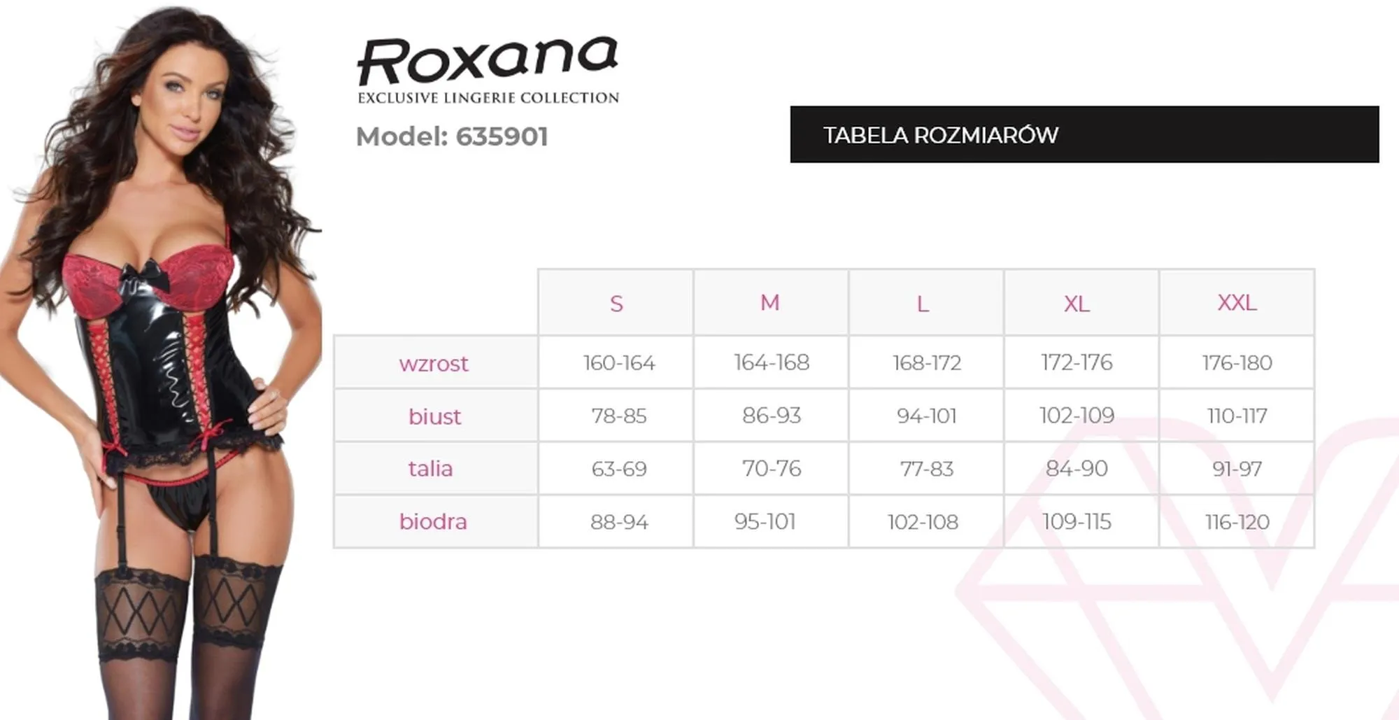 ROXANA 6359 - Komplet bielizny, M