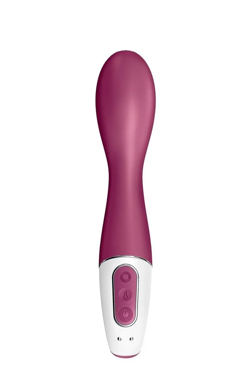 Вібратор Satisfyer Hot Spot, 21 см (бордовий)