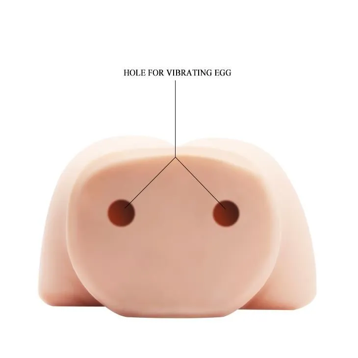 Crazy Bull Vagina and Anal - Realistyczny masturbator, W kolorze cielistym, 19 cm