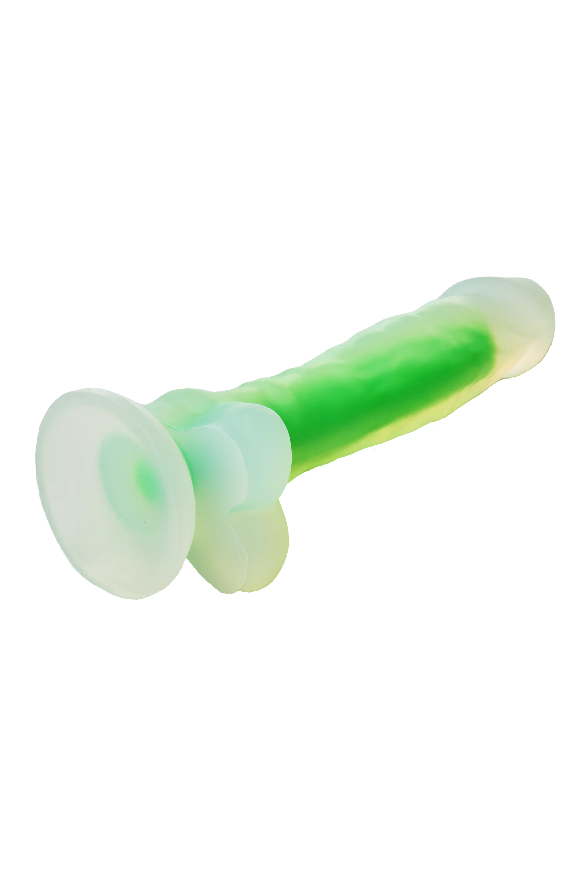Radiant Glow In The Dark Soft - Dildo, Zielony, 17, 5 cm