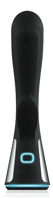 Kiiroo Fuse - Wibrator królik, Czarny, 18 cm