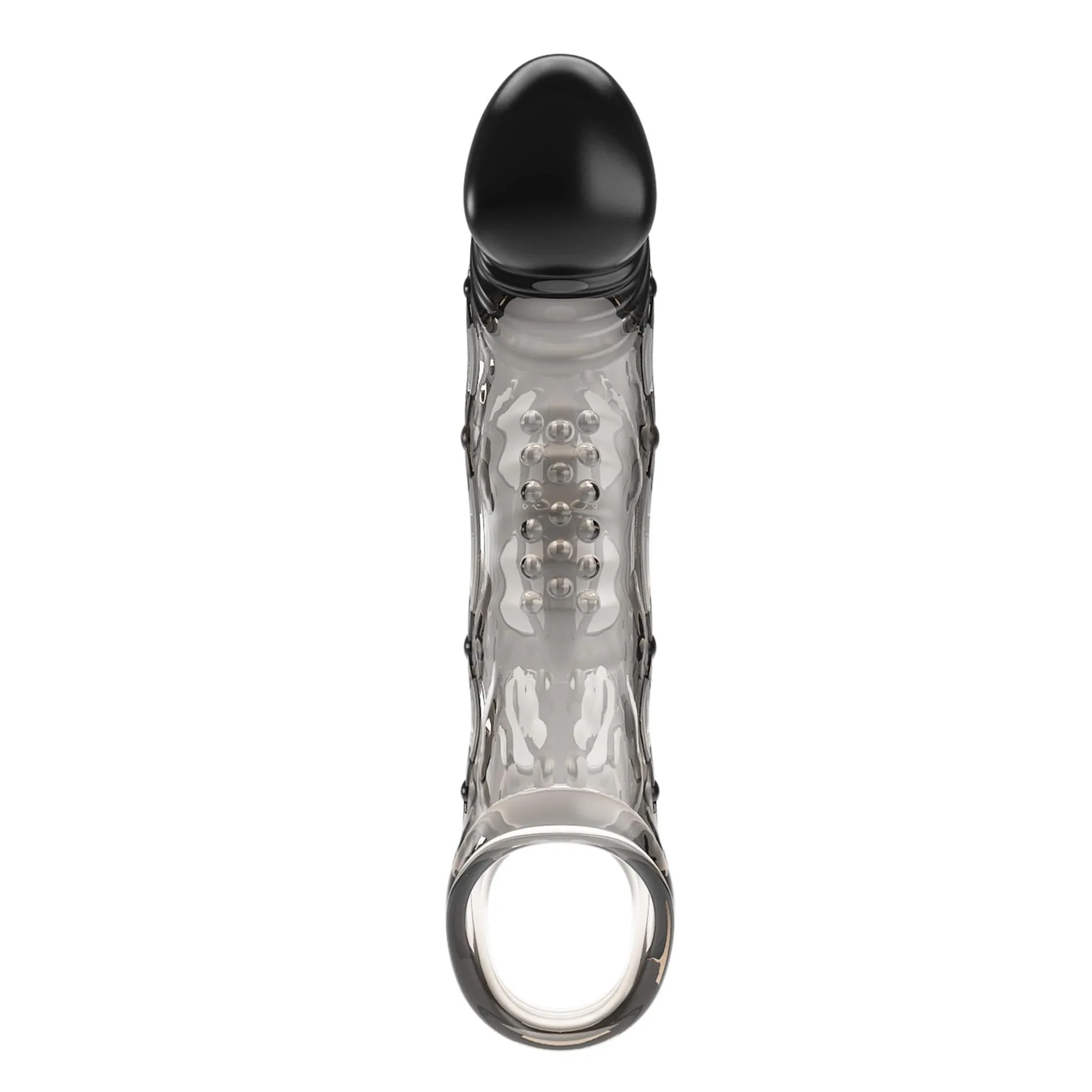 Pretty Love Penis Sleeve Wayde - Nakładka na penisa, Czarny, 21.3 cm