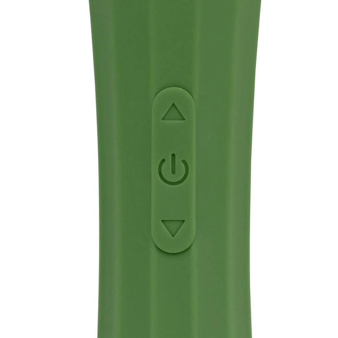 Loveline Powerful Wand - Wibromasażer, Zielony, 20.5 cm