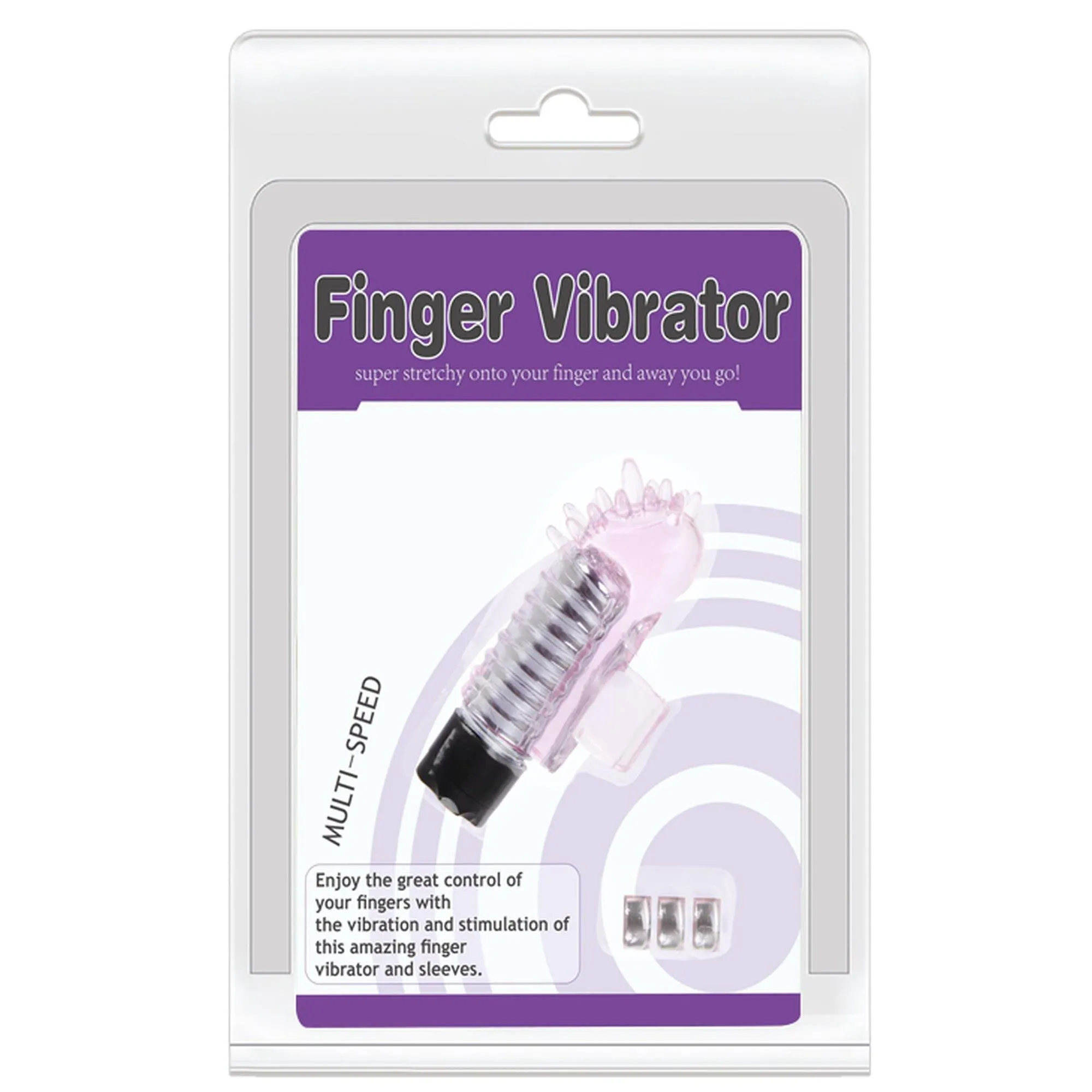 BAILE Finger - Mini-wibrator, Różowy, 7, 6 cm