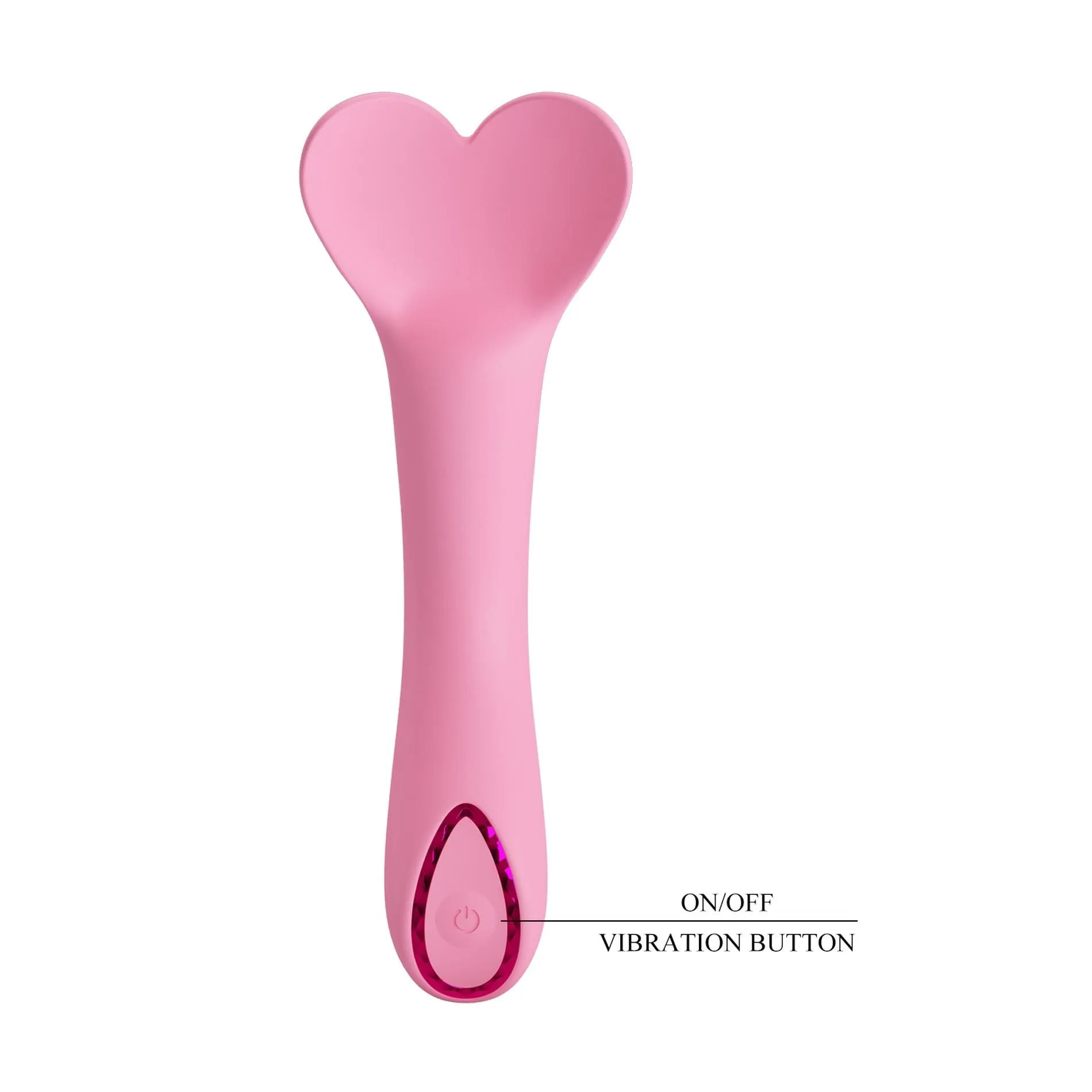 Pretty Love DJ Cock Super Powerful - Wibrator, Różowy, 13.9 cm