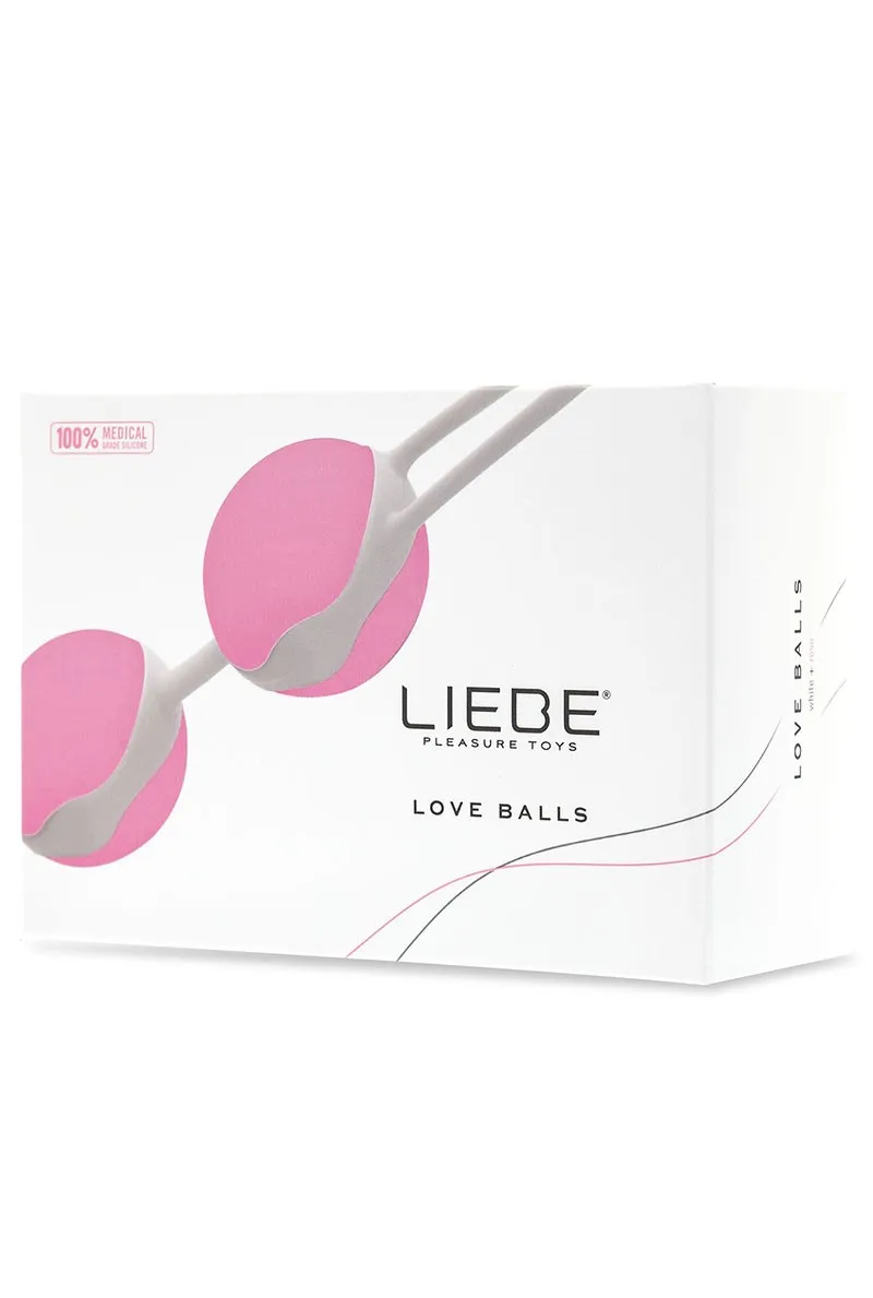 Вагинальные шарики Liebe Pleasure Toys Love Balls, 18 см (розовый)