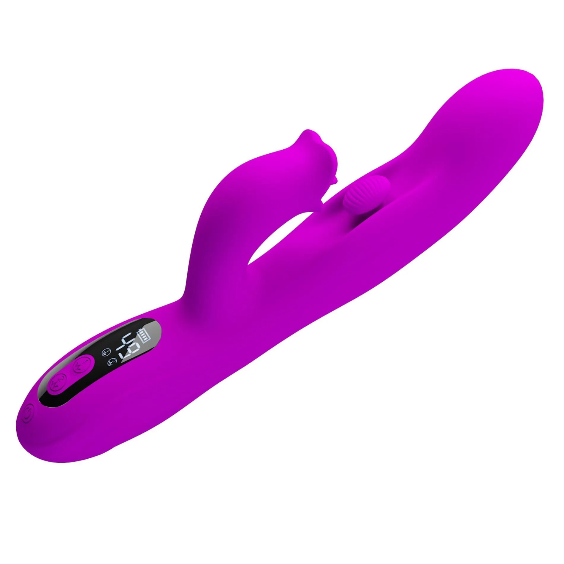 Вибратор-кролик Pretty Love Yalanda Purple, 23.9 см (фиолетовый)