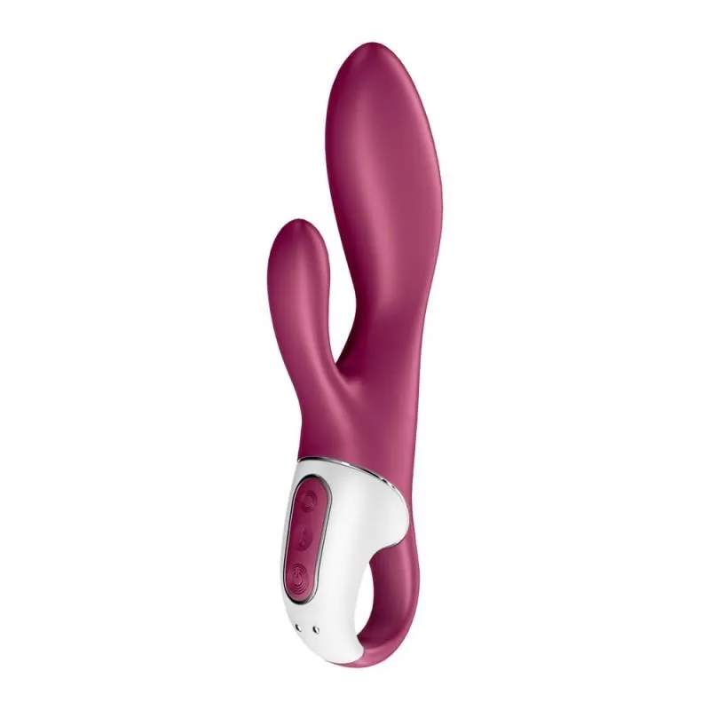 Вибратор-кролик Satisfyer Heated Affair, 20 см (бордовый)