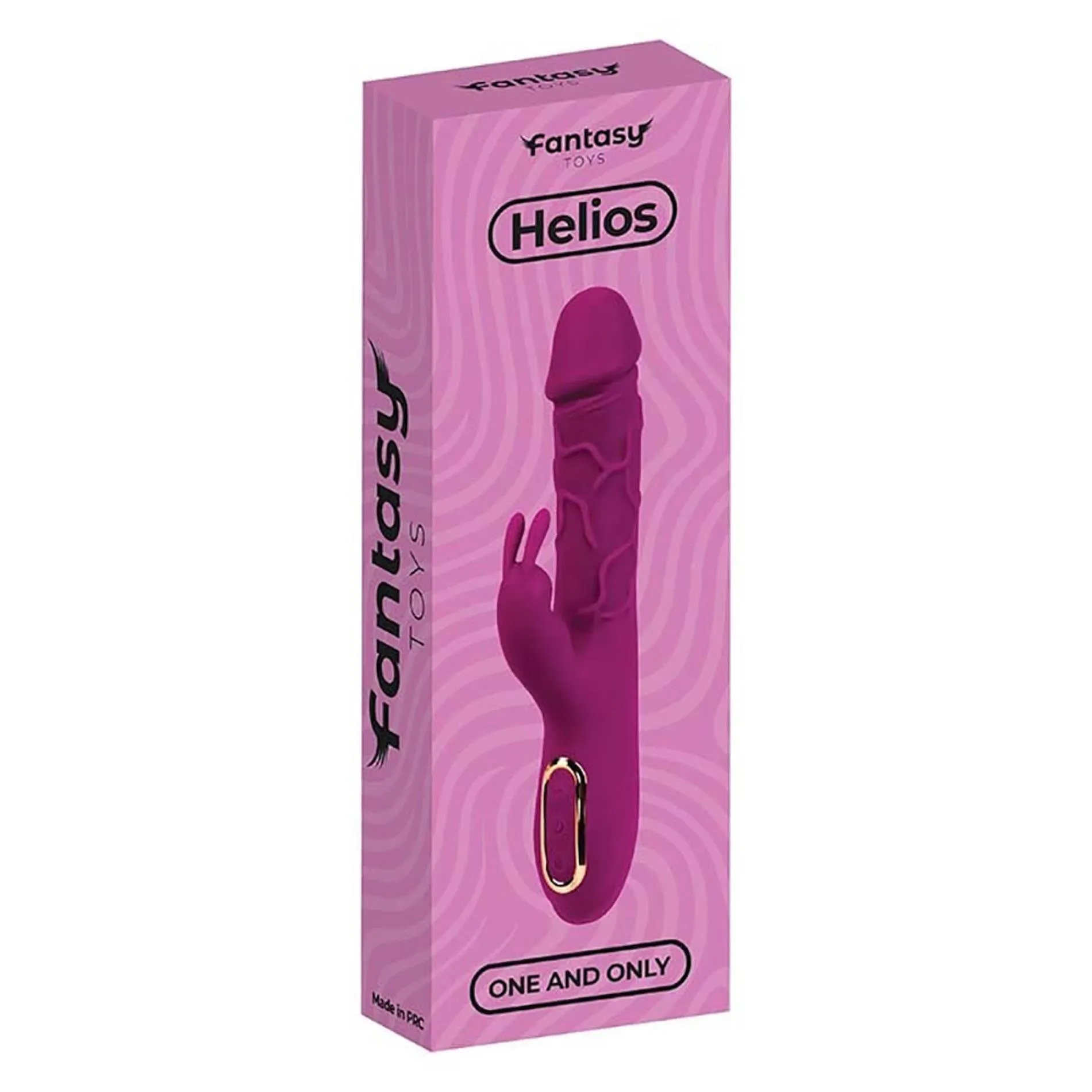 Fantasy Rabbit vibrator - 10 different modes of vibration and heating function - Wibrator królik, Fuksja, 22.5 cm
