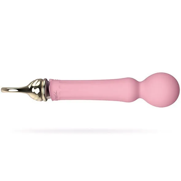 Вибромассажер Zalo Confidence Pre-Heating Wand Massager, 22,5 см (розовый)