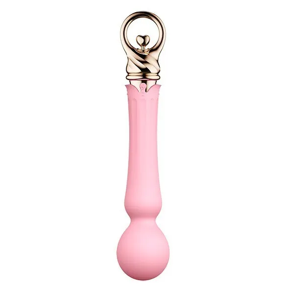 Вибромассажер Zalo Confidence Pre-Heating Wand Massager, 22,5 см (розовый)
