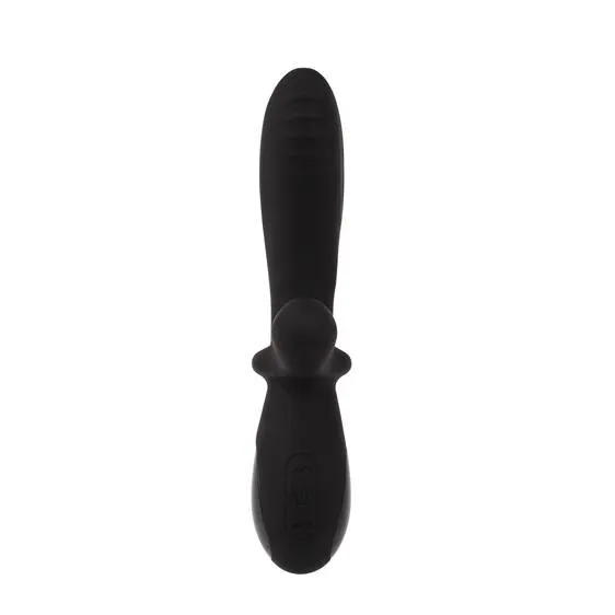 Вибратор-кролик Fierce Euphoria Eros Electro Sword, 19,3 см (черный)