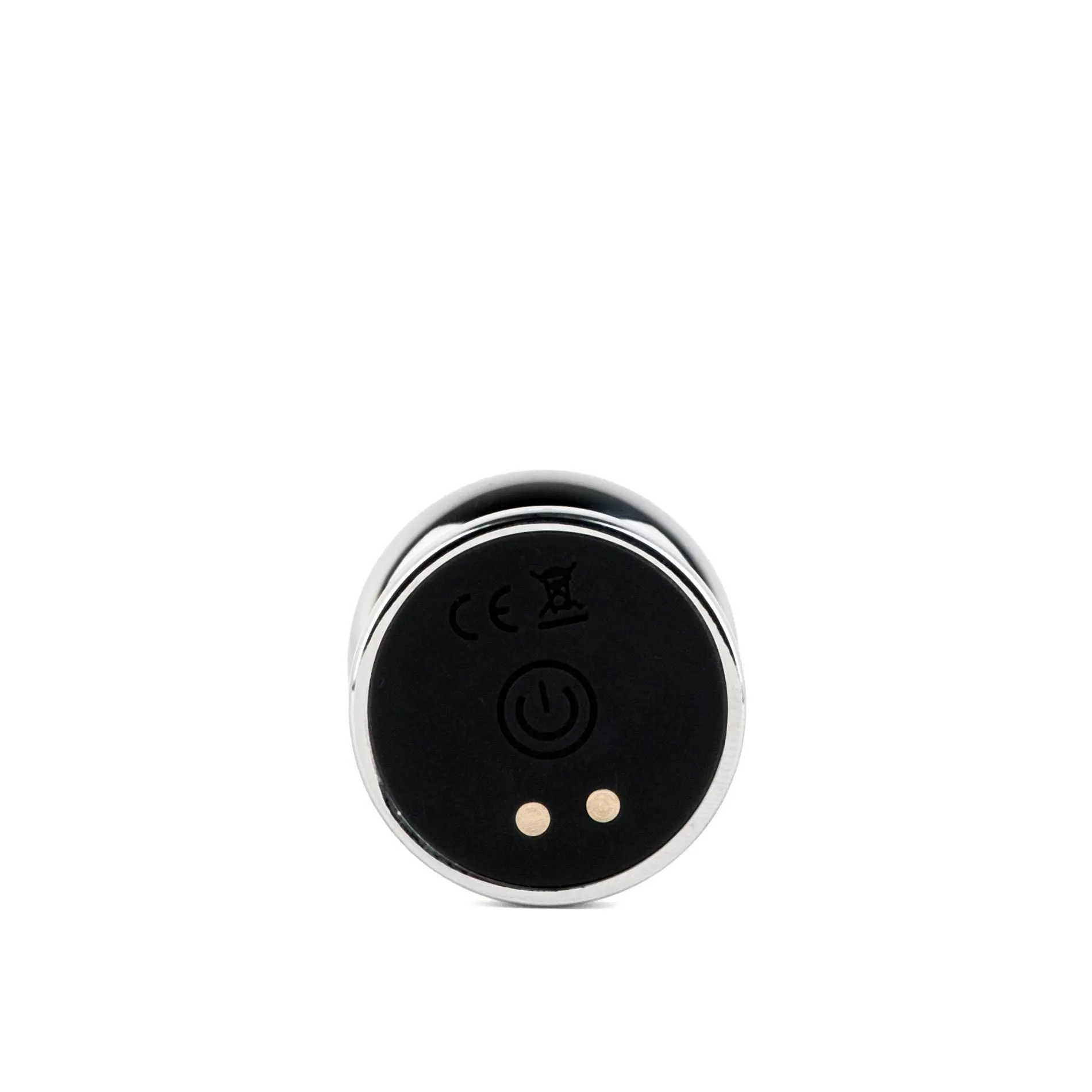 Анальная пробка B - Series HeavyFun Metal Butt Plug M, 7.9 см (серебристый)