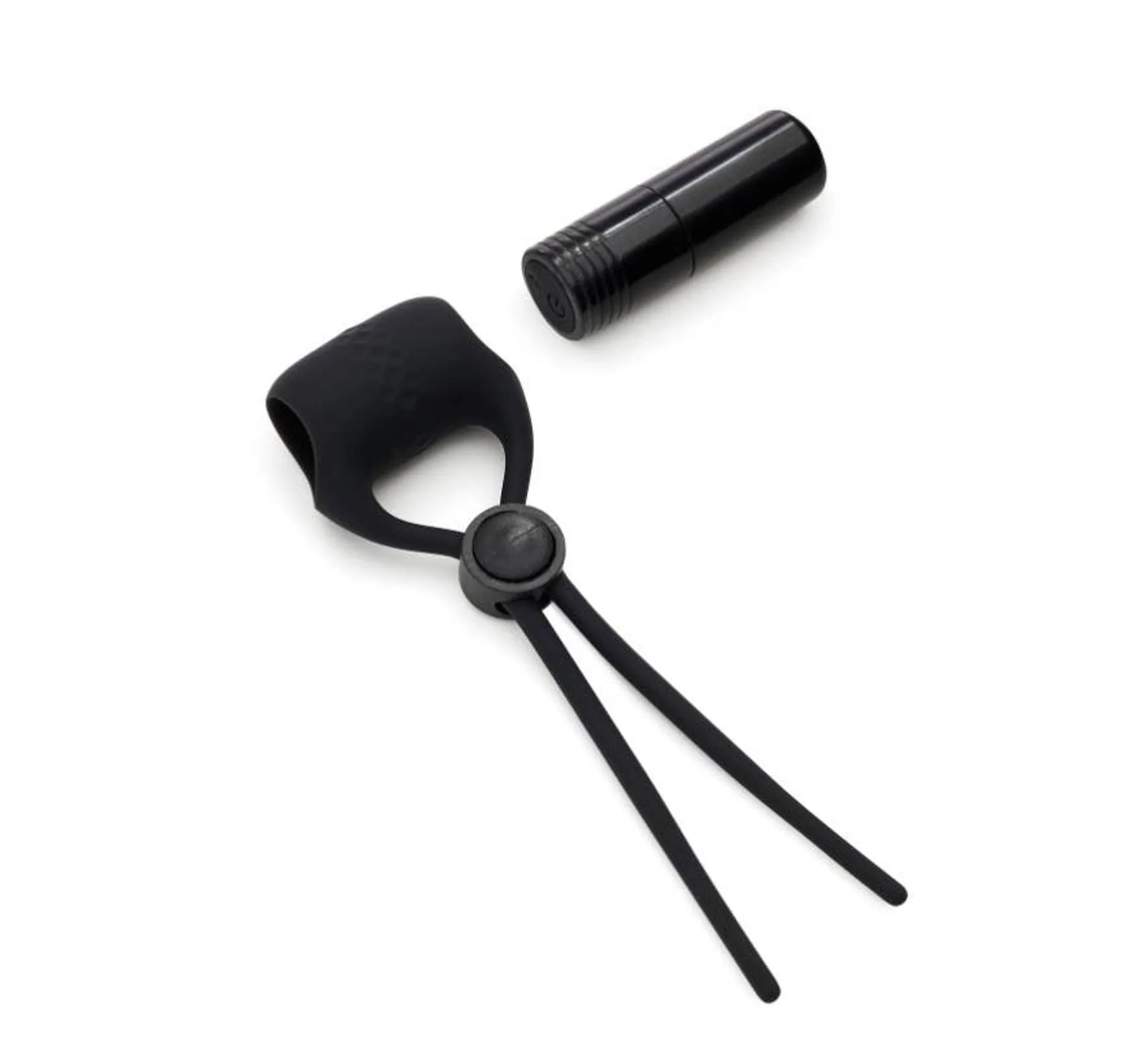 So Divine Adjustable Cock Ring - Pierścień erekcyjny, Czarny