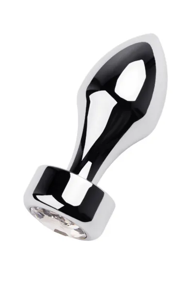 Toyfa Metal - Korek analny, Srebro, 9.5 cm