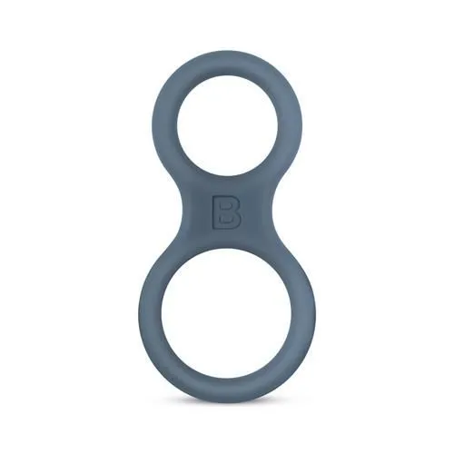 Кільце ерекційне Boners Classic Cock & Ball Ring, 10,5 см (сірий)
