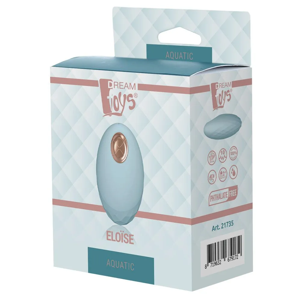 Вібратор для клітора Aquatic Eloise, 9 см (блакитний)
