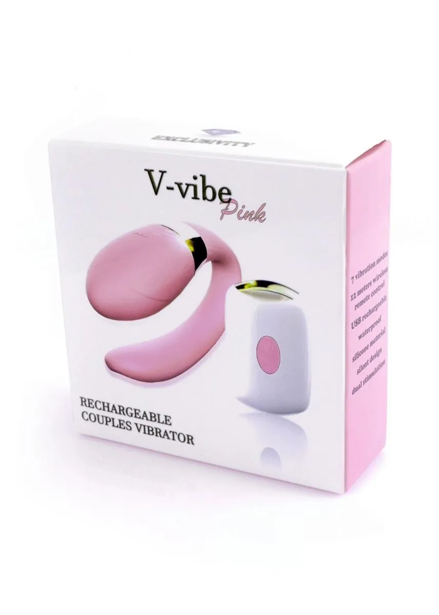 Boss Series V-Vibe - Wibrator, Różowy, 9 cm