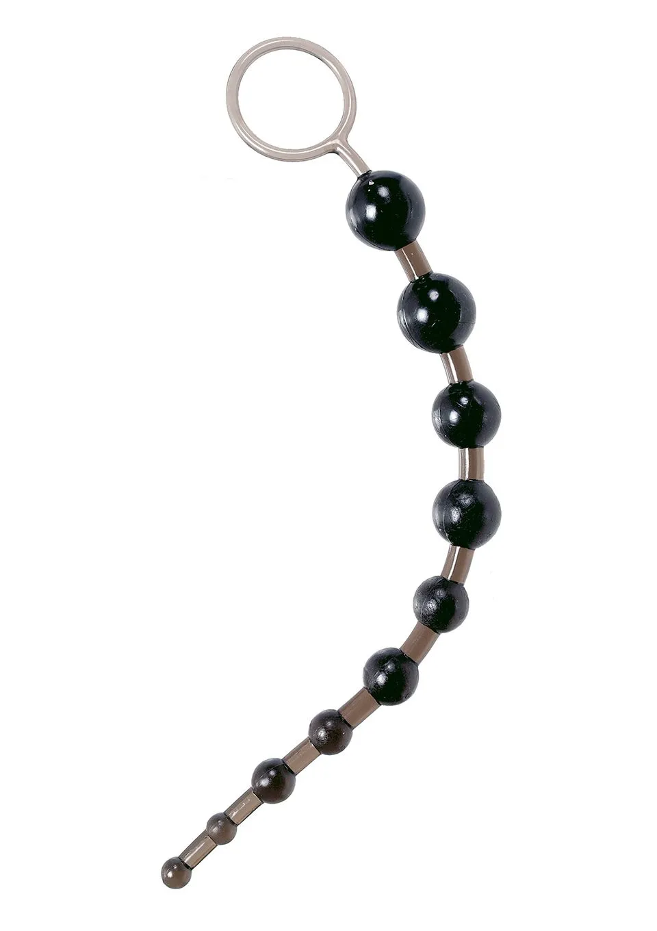 Анальні намиста X-10 Beads, 28 см (чорний)