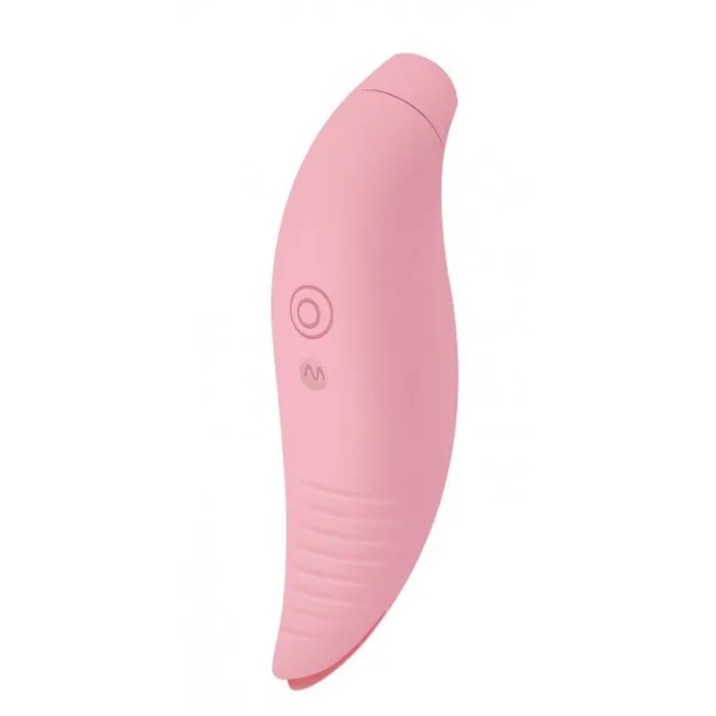 Aphrovibe Birdy Cutie - Bezdotykowy stymulator łechtaczki z wibracjami, Jasnoróżowy, 14, 5 cm