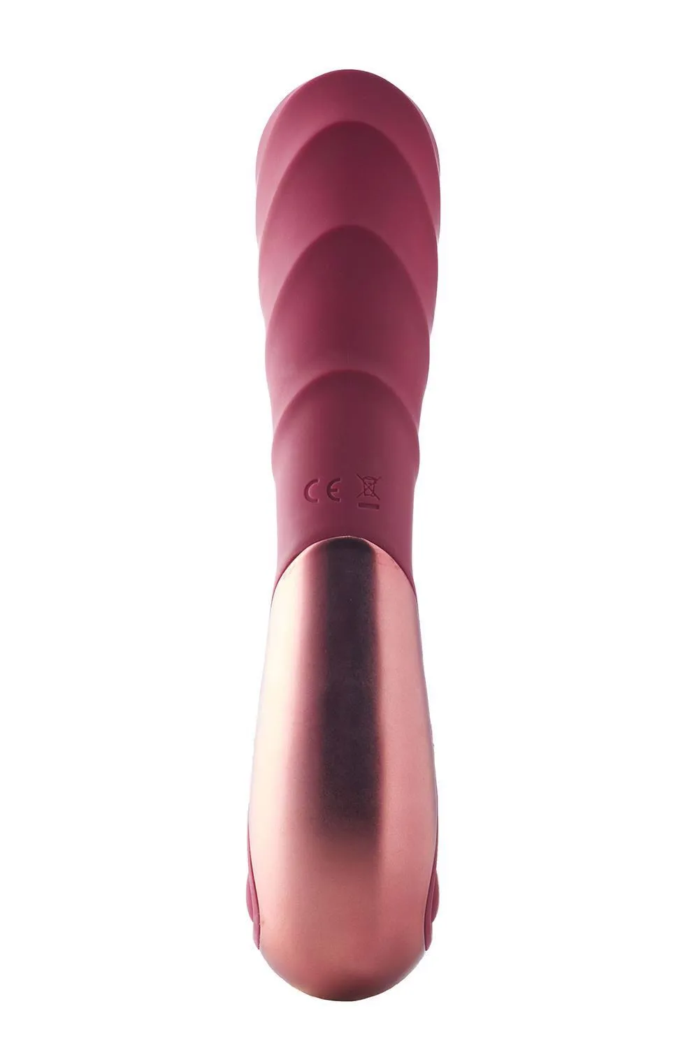 Вибратор Dream Toys Dinky Duo Vibrator Jimmy K, 19,4 см (бордовый)