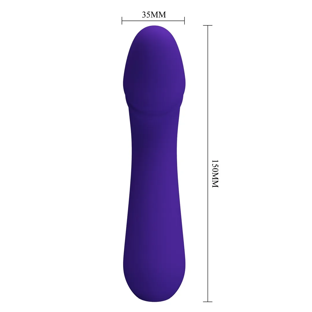 Pretty Love Cetus - Wibrator, Niebieski, 15 cm