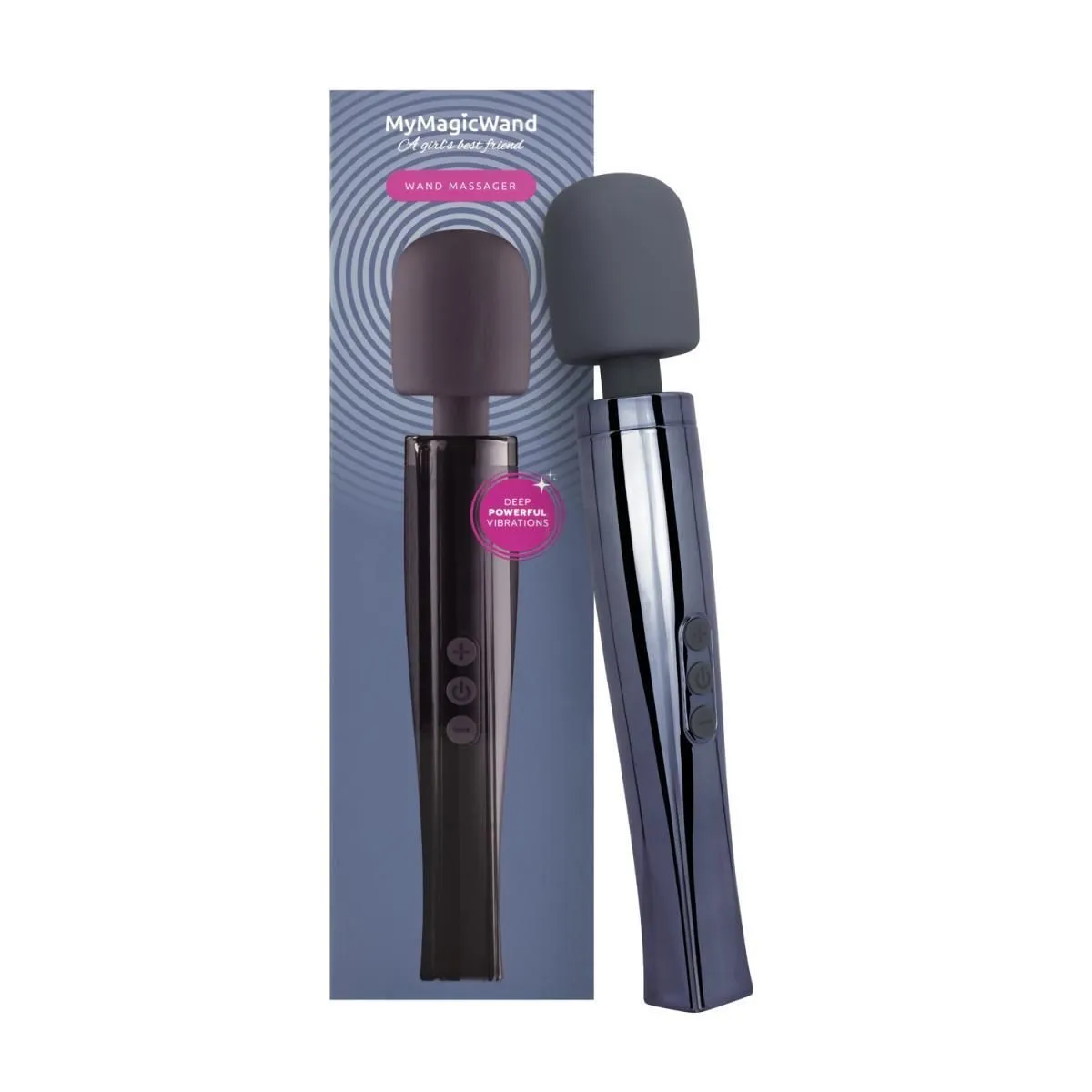 Вибромассажер EasyToys MyMagicWand, 33 см (серый)