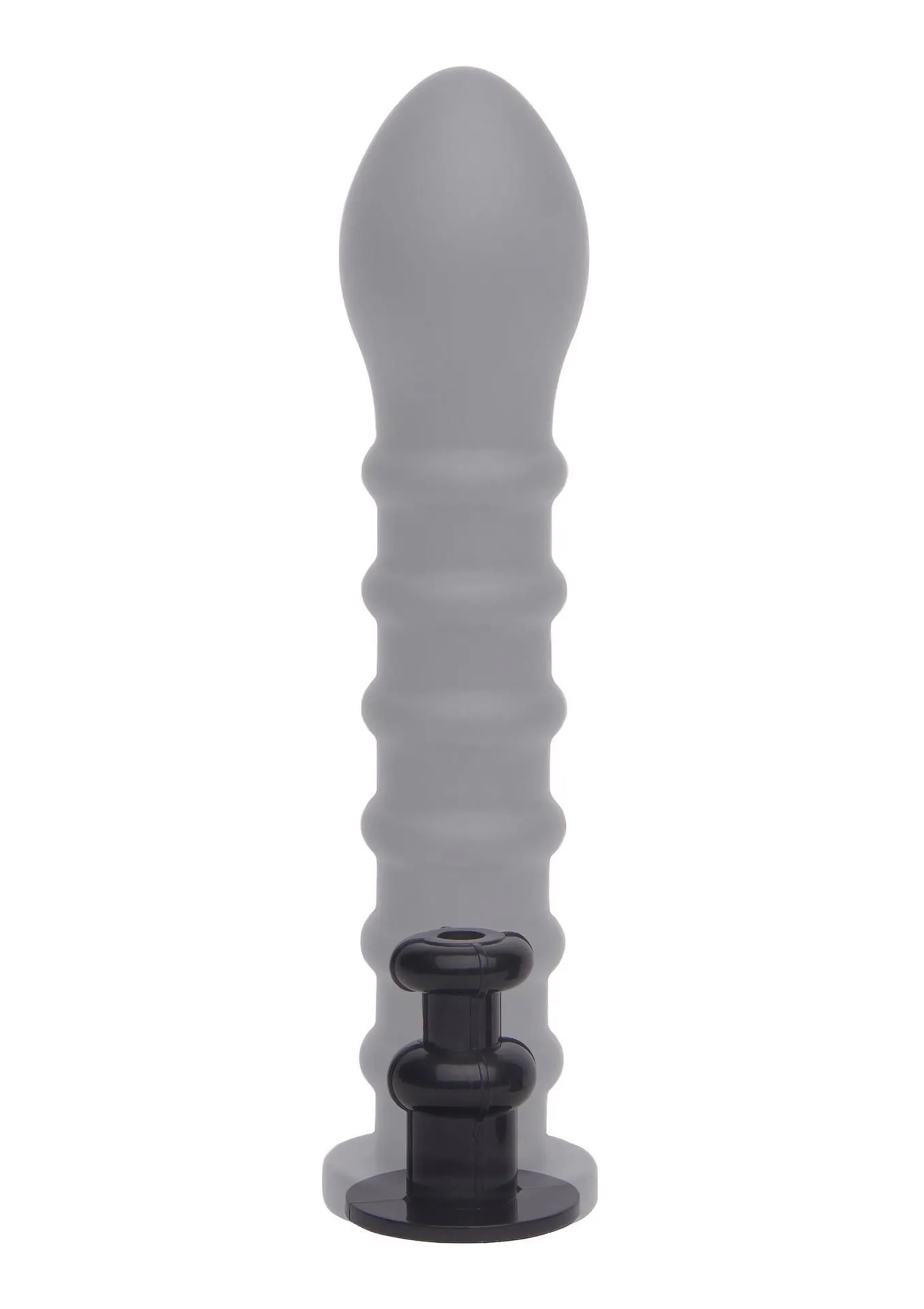 Hidden Desire Ribbed Dong Easy-Lock - Dildo, Czarny, 19 cm