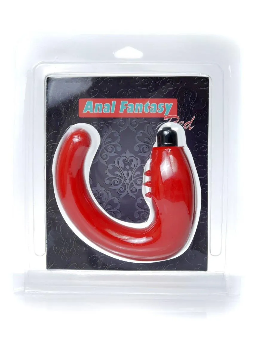 B - Series EasyLove Anal Fantasy Red - Stymulator prostaty B -, Czerwony, 13.5 cm