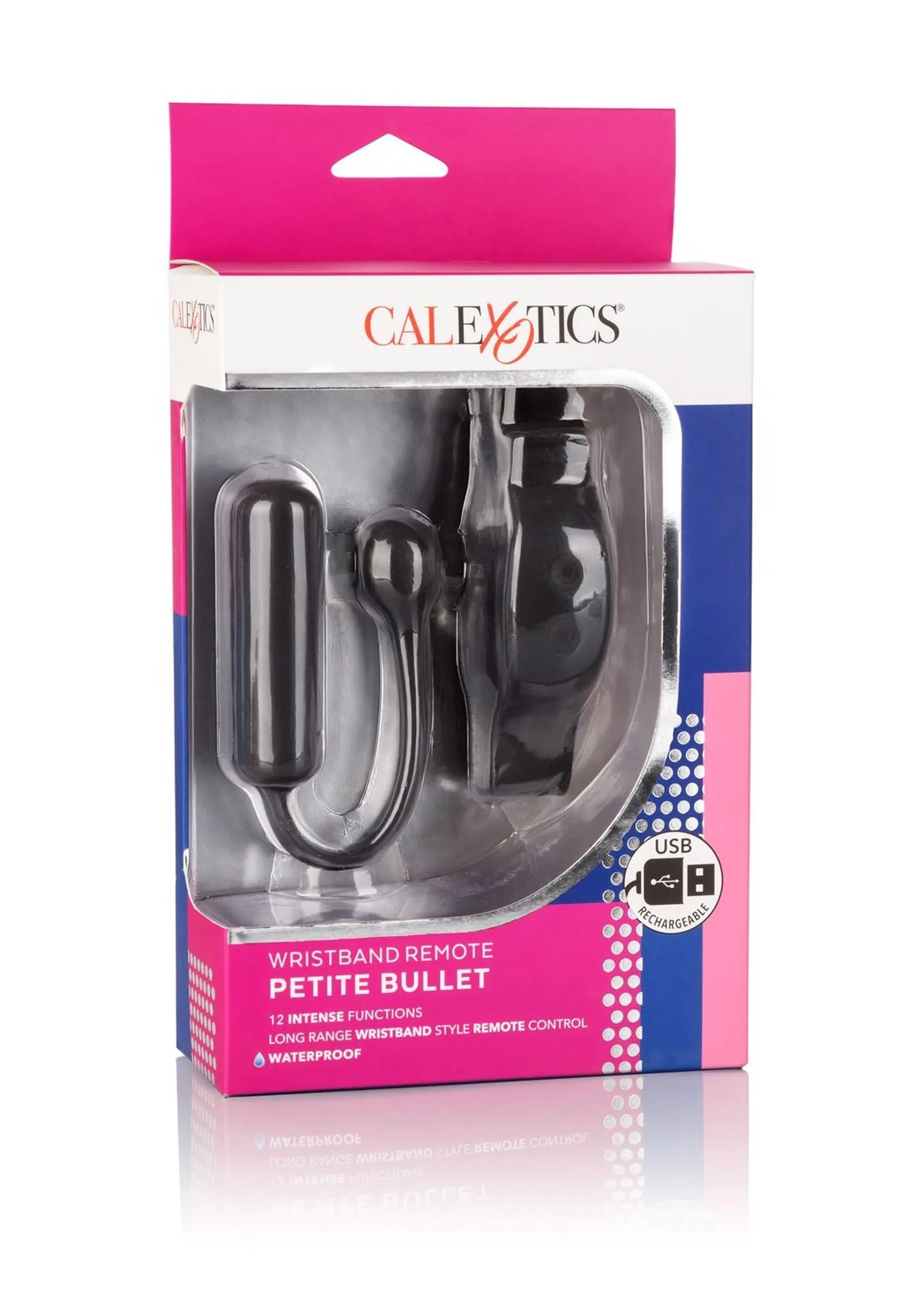 Виброяйцо Calexotics Remote Petite Bullet, 7 см (черный)
