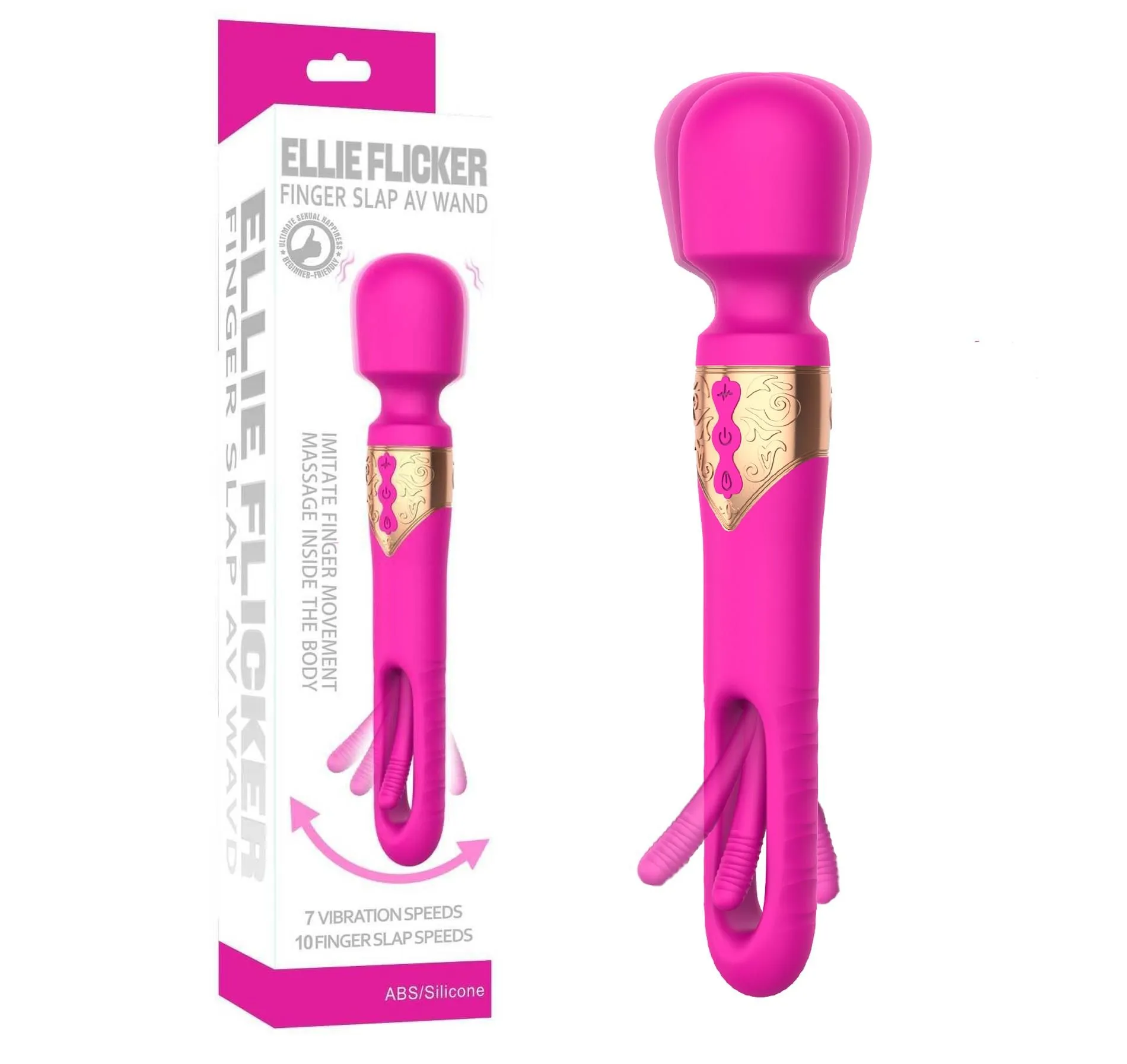 Вибратор B - Series Cute Flicking, 25,9 см (розовый)