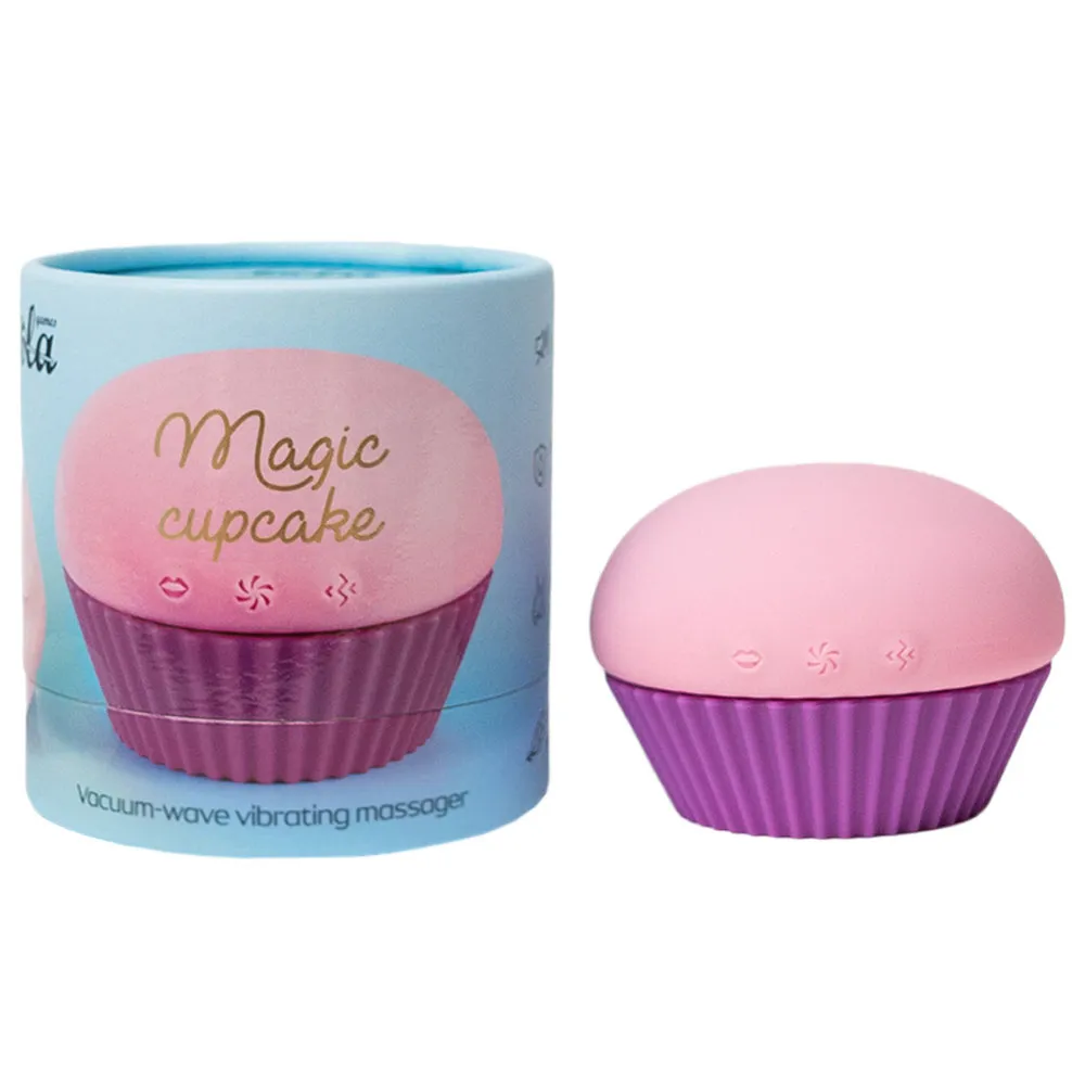 Массажер для клитора Lola Games Magic Cupcake, 5.6 см (розовый)