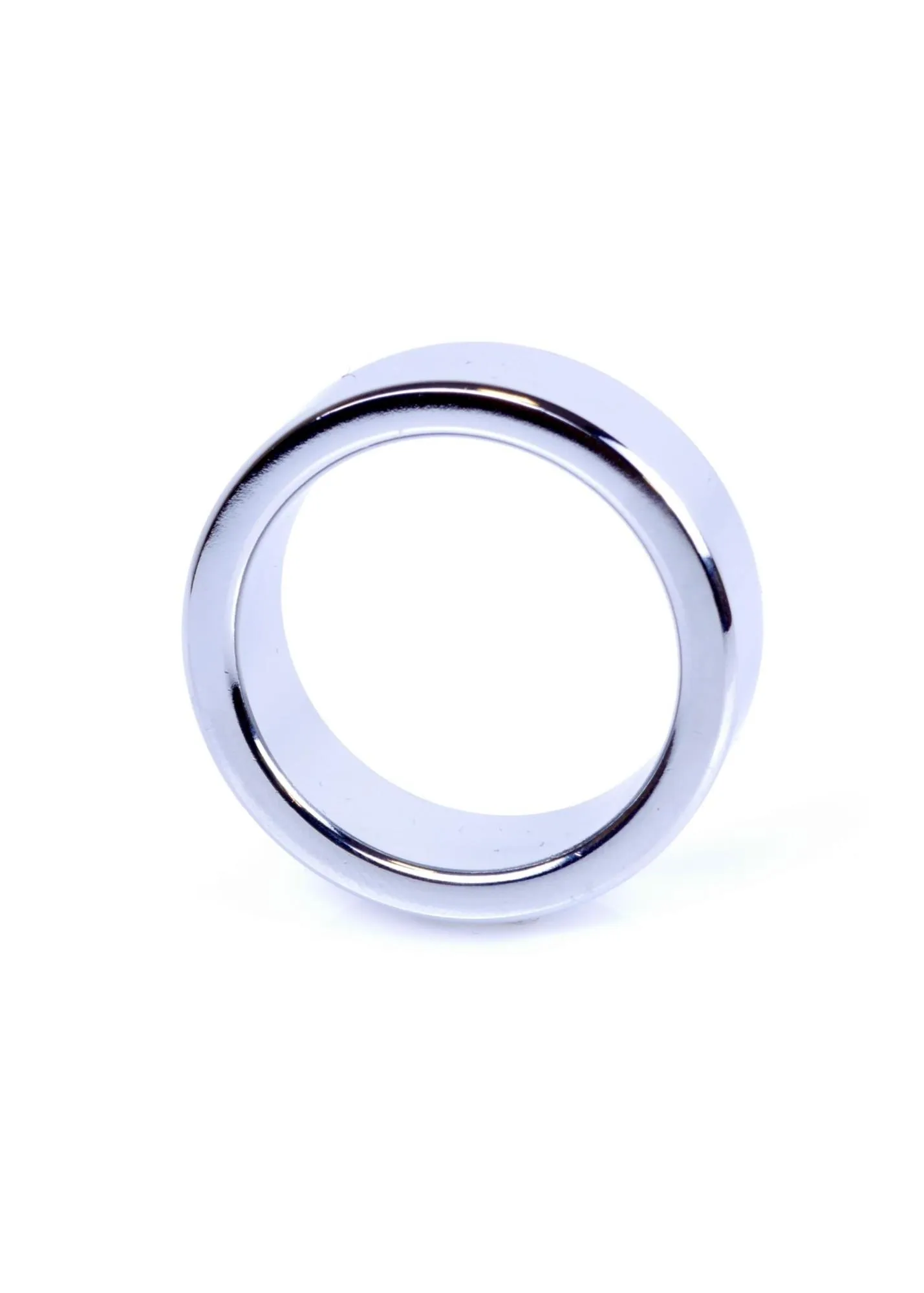 Эрекционное кольцо B - Series HeavyFun Metal Cock Ring Small, 4.5 см (серебристый)