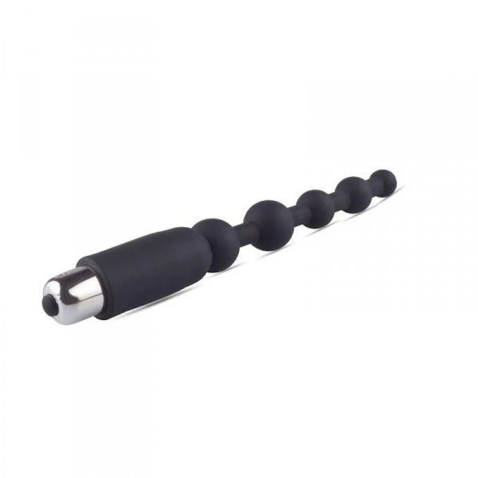 Анальный вибратор Toyz4lovers Anale Pearls, 19.5 см (черный)