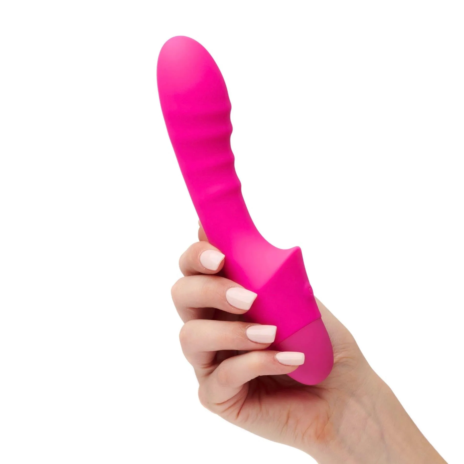 Вібратор So Divine Pash Ribbed G-spot, 17.7 см (рожевий)