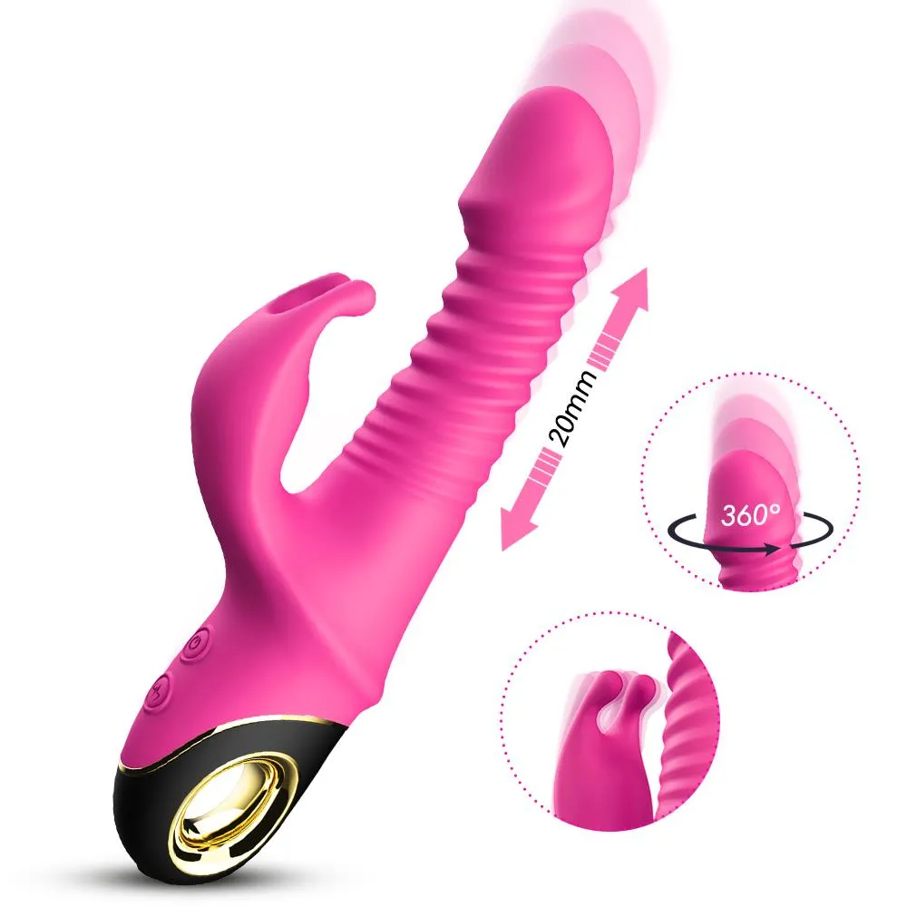 Вибратор-кролик B - Series Joy Zing, 22.7 см (розовый)