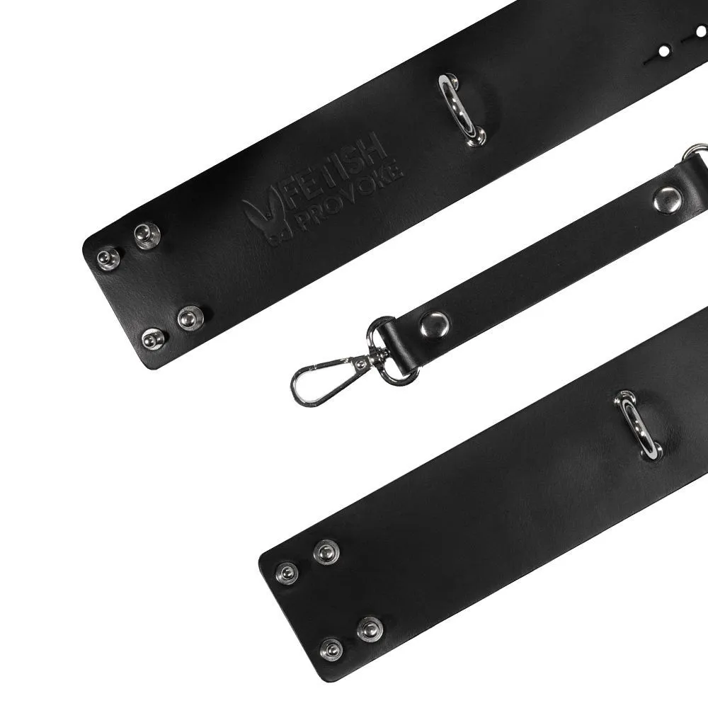 Fetish Provoke Cuffs of Desire - Kajdanki, Czarny, 26 cm