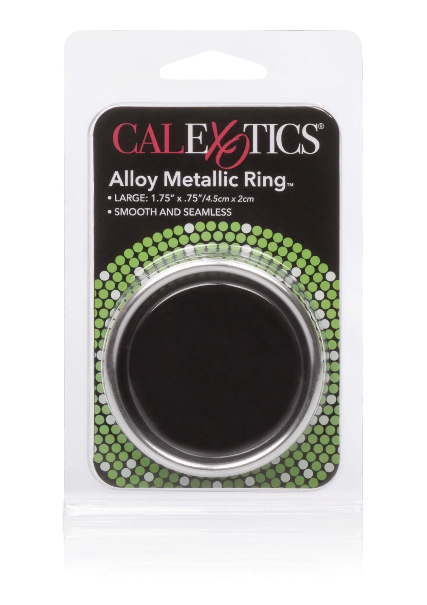Эрекционное кольцо CalExotics Alloy Metallic Ring, 4 см (серебристый)