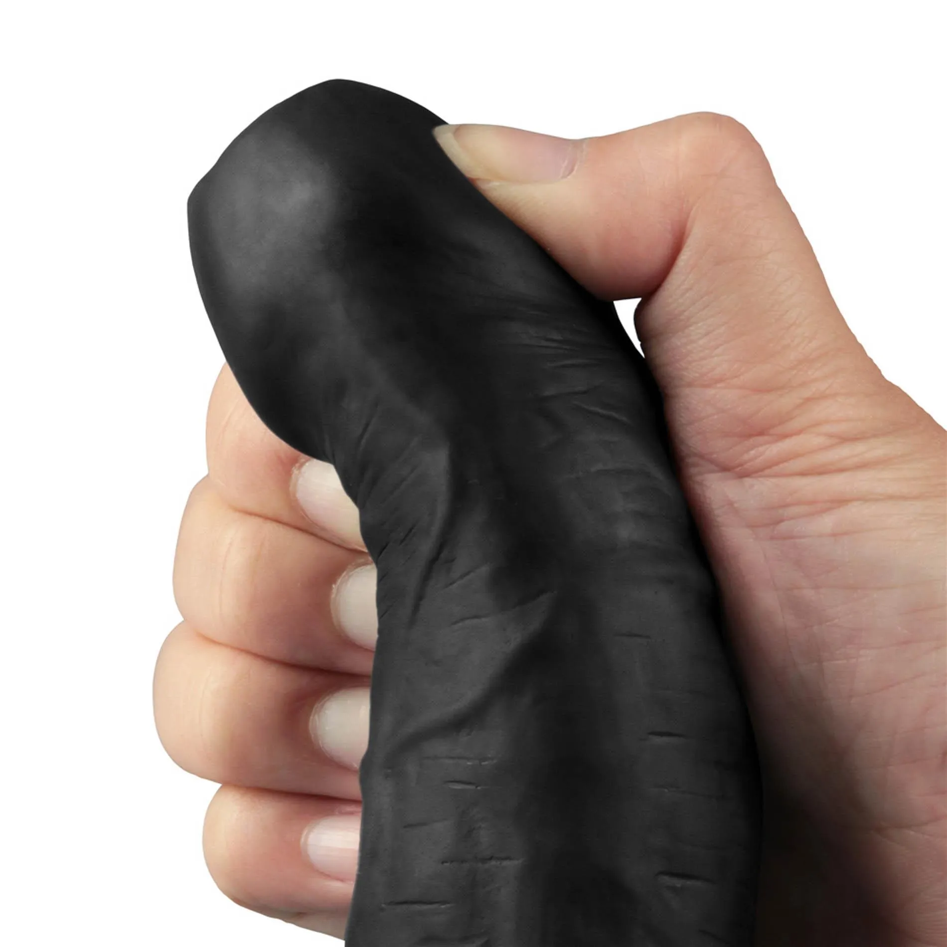 Вибратор Lovetoy Real Softee 9", 23 см (черный)
